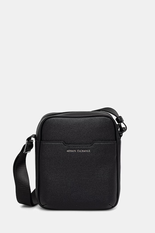 Armani Exchange saszetka męska z imitacji skóry czarny XM002584.AF22651.NOS