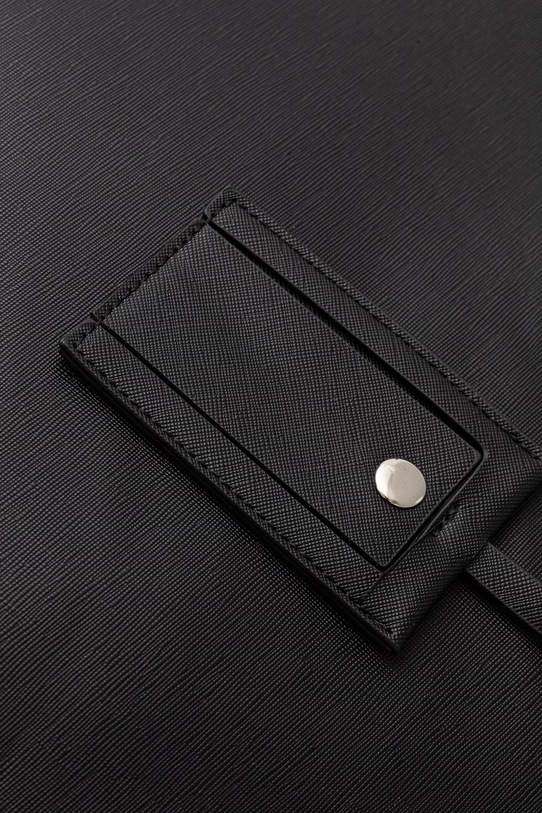 Valentino Bags torba męska z imitacji skóry MARNIER czarny VBS5XQ04