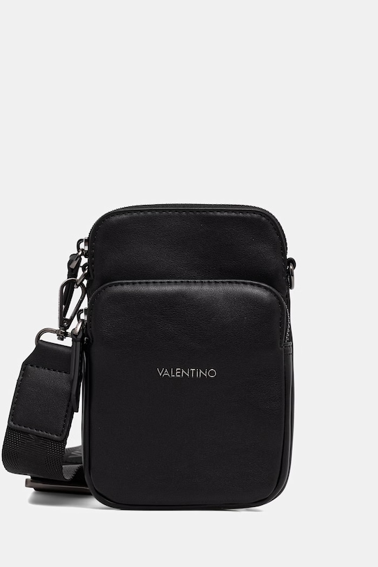 Valentino Bags saszetka męska z imitacji skóry HORIZON czarny VBS8UT07