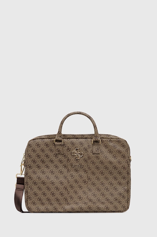 Чанта за лаптоп Guess побира А4 кафяв GUCB15G4GFBR