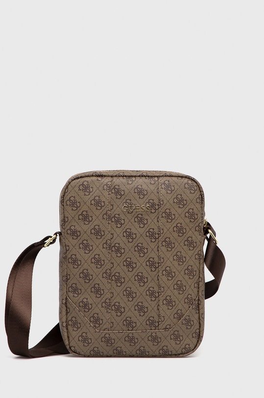 Guess Torba na tablet nie mieści A4 brązowy GUTB104GB