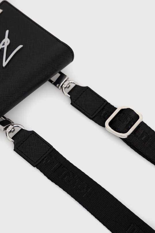 Karl Lagerfeld pokrowiec na telefon czarny KLWBSAKLCK