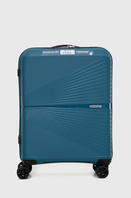 Чемодан American Tourister 55x40x20 см синтетический голубой 128186.6613