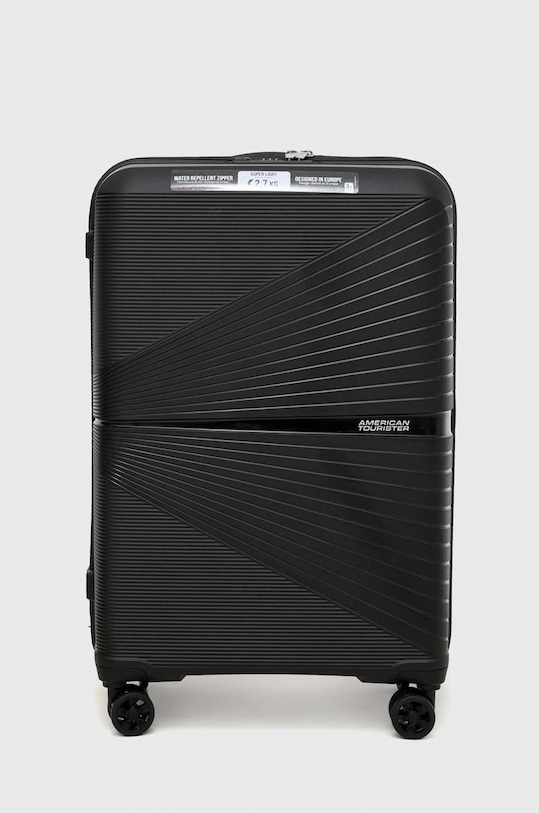 American Tourister walizka 58-65x40x24 cm mieści A4 czarny 128187.0581