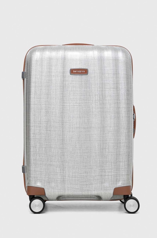 Samsonite walizka 58-63x40x26 cm mieści A4 srebrny 61243.1004