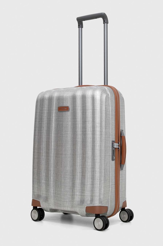 Samsonite walizka 58-63x40x26 cm 61243.1004 srebrny AA00
