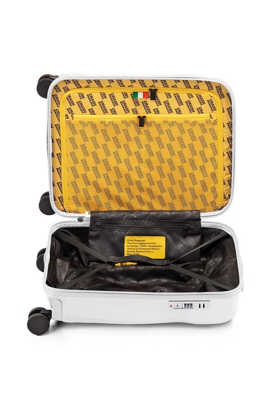 Crash Baggage valiză TONE ON TONE Small Size 55x40x22 cm alb CB191