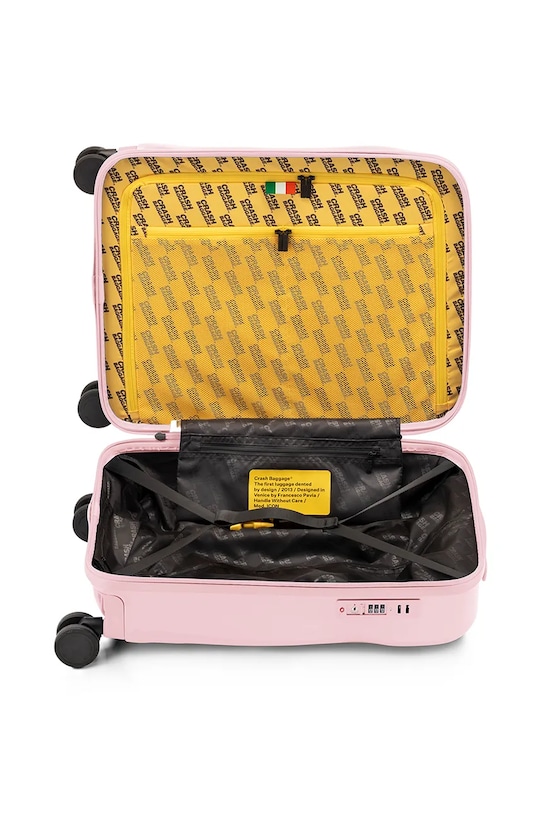 Чемодан Crash Baggage TONE ON TONE 55x40x22 см розовый CB191