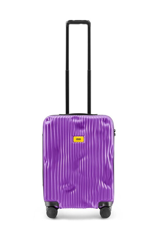 Crash Baggage walizka STRIPE 55x36x20 cm nie mieści A4 fioletowy CB151