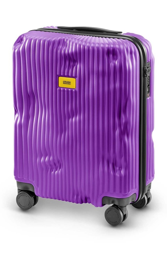 Crash Baggage valiză STRIPE Small size 55x40x22 cm CB151 violet AA00