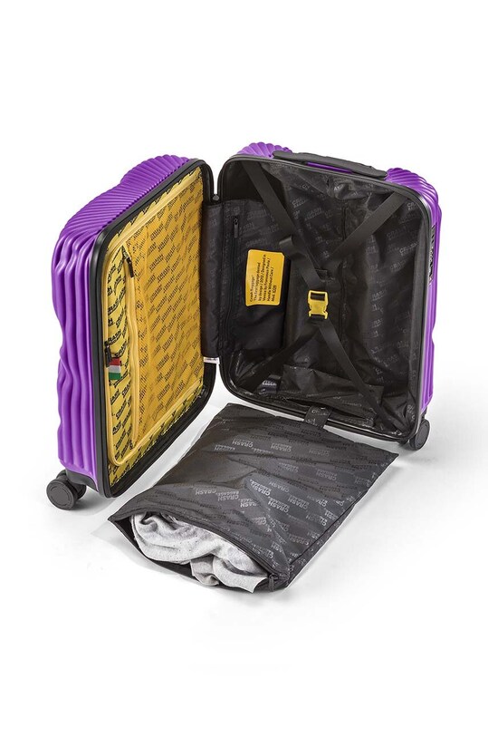 Валіза Crash Baggage STRIPE 55x36x20 см фіолетовий CB151