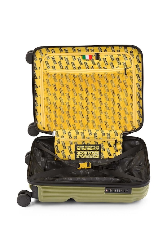 Crash Baggage walizka STRIPE Small size 55x40x22 cm zielony CB151