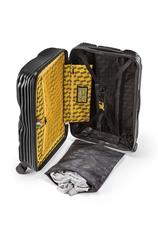 Crash Baggage valiză STRIPE 66x43x26 cm CB152 negru