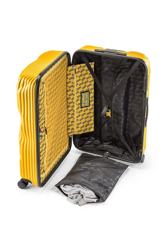 Crash Baggage valiză STRIPE Large size 79x50x30 cm CB153 galben