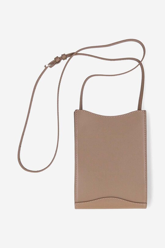 A.P.C. leather pouch Neck Pouch Jamie PXB PXBMW.F63412 brown AA00