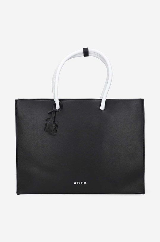 Ader Error leather bag Tote Bag grain leather black BKAFWTB12BK