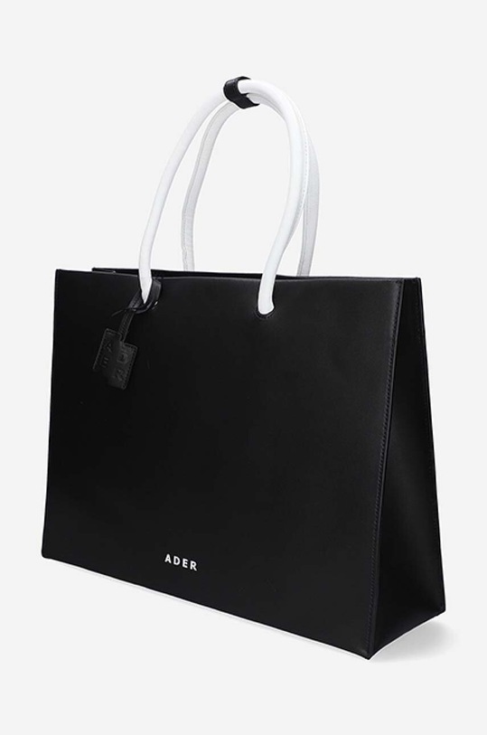 Ader Error leather bag Tote Bag black BKAFWTB12BK