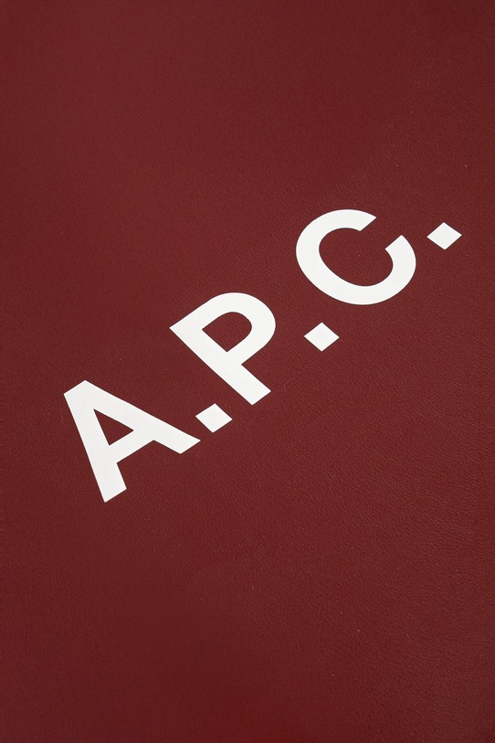 A.P.C. bag Ninon maroon PUAAT.M61565