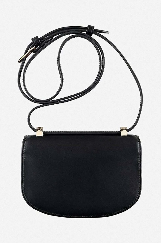A.P.C. leather handbag Geneve Mini PXAWV.F61415 black AA00