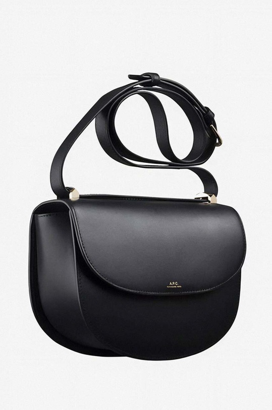 A.P.C. torebka Sac Geneve PXAWV-F61161 BLACK czarny PXAWV.F61161
