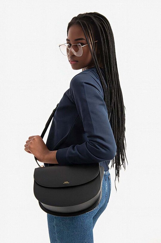 Чанта A.P.C. Sac Geneve PXAWV-F61161 BLACK PXAWV.F61161