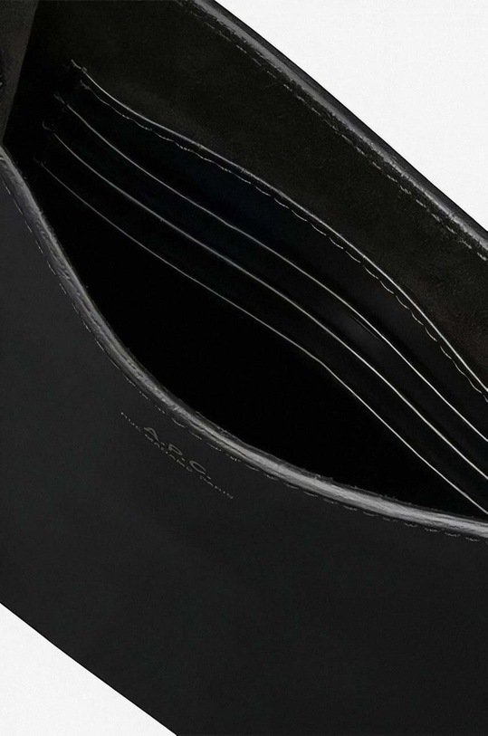 A.P.C. saszetka skórzana PXBMW.H63043 czarny