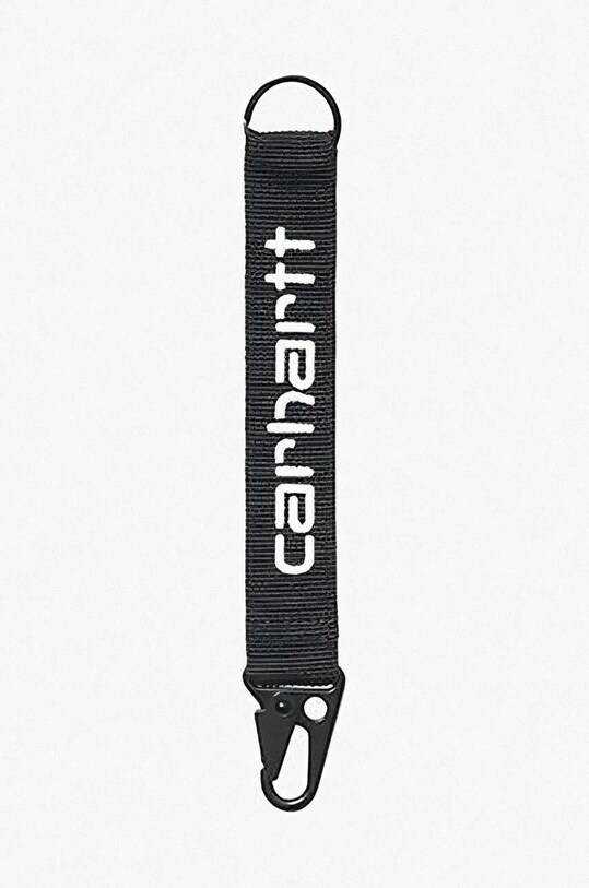 Privjesak Carhartt WIP I027773.BLACK.WHIT crna AA00
