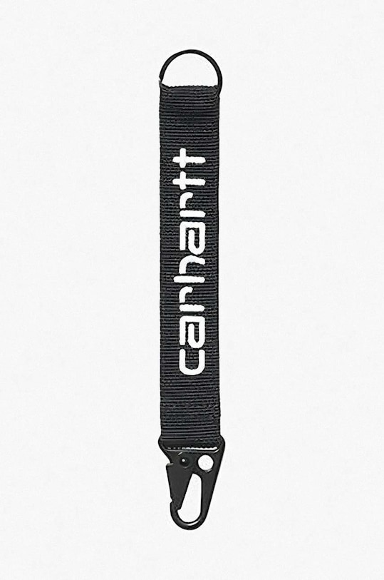 Privjesak Carhartt WIP I027773.BLACK.WHIT crna AA00
