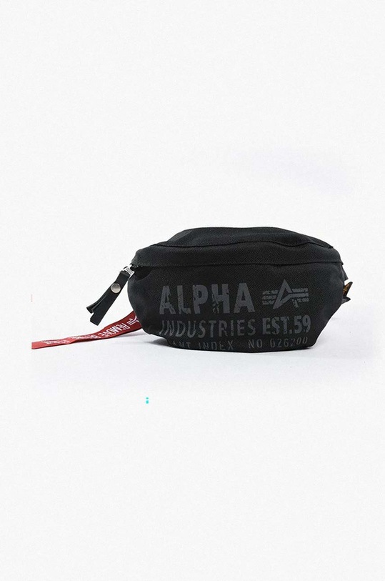 Alpha Industries waist pack textile black 101918.03