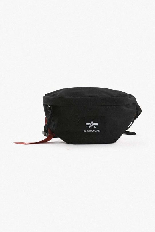 Сумка на пояс Alpha Industries аплікація чорний 101908.03