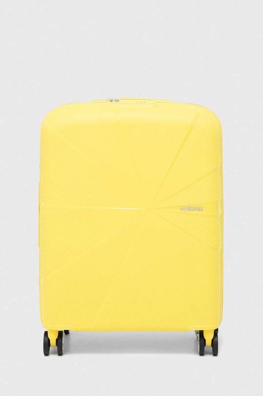 American Tourister walizka 55x40x20-23 cm mieści A4 żółty 146370.A031
