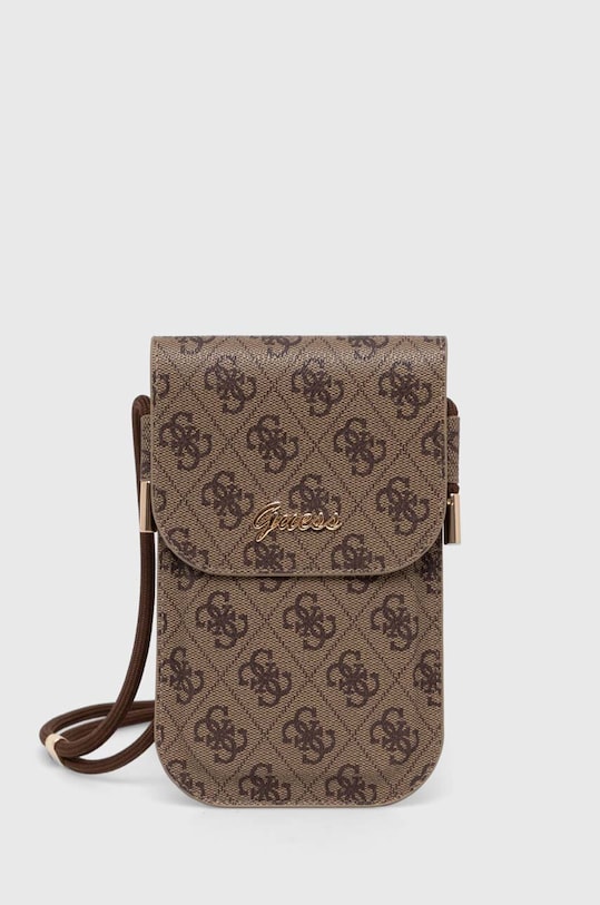 Obal na mobil Guess na mobil hnedá GUOWBP4SNSW