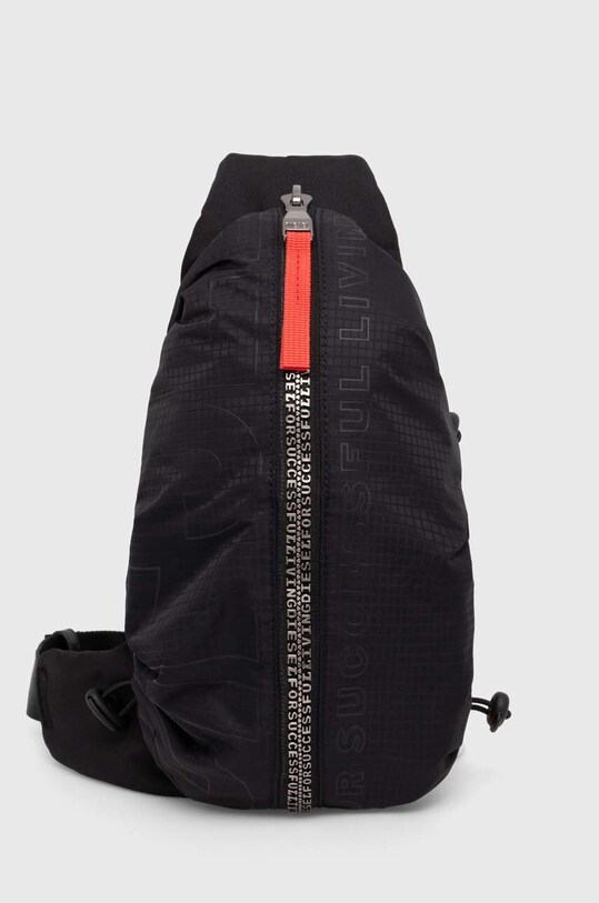 Torba oko struka Diesel ZIP-D CROSSBODY X tekstil crna X10054.P6872