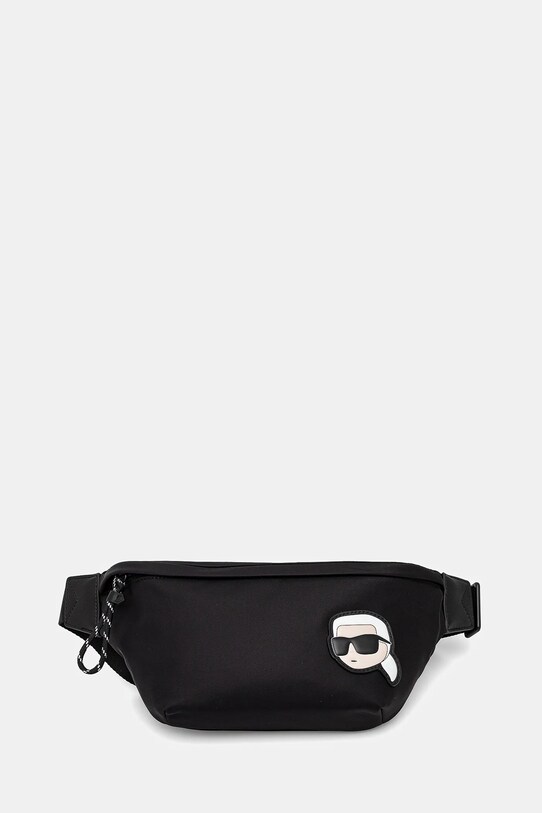 Сумка на пояс Karl Lagerfeld K/IKON аплікація чорний A1M30074