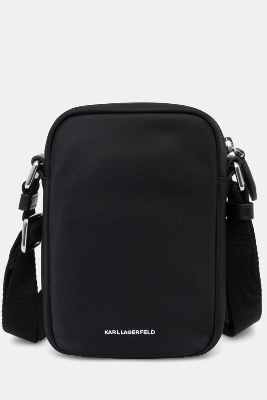 Karl Lagerfeld saszetka nie mieści A4 czarny A1W32040
