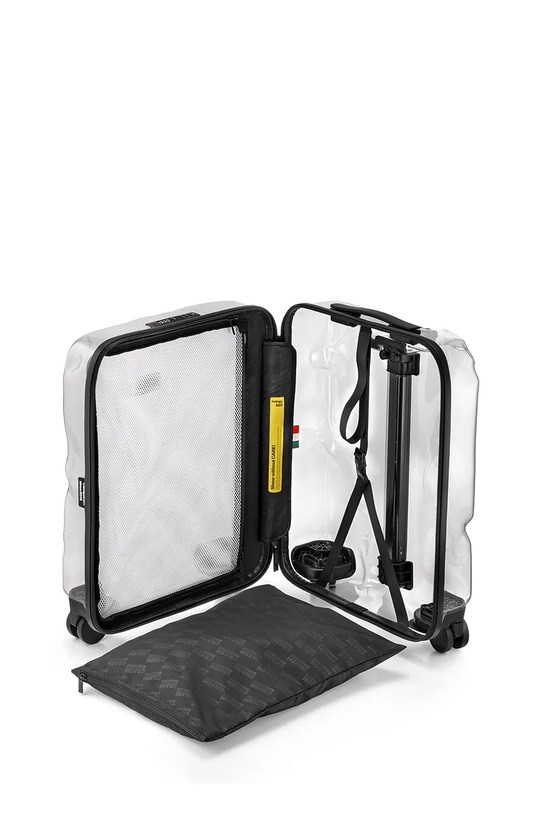 Crash Baggage walizka kabinowa CABIN Small size 55x40x20 cm transparentny CB401