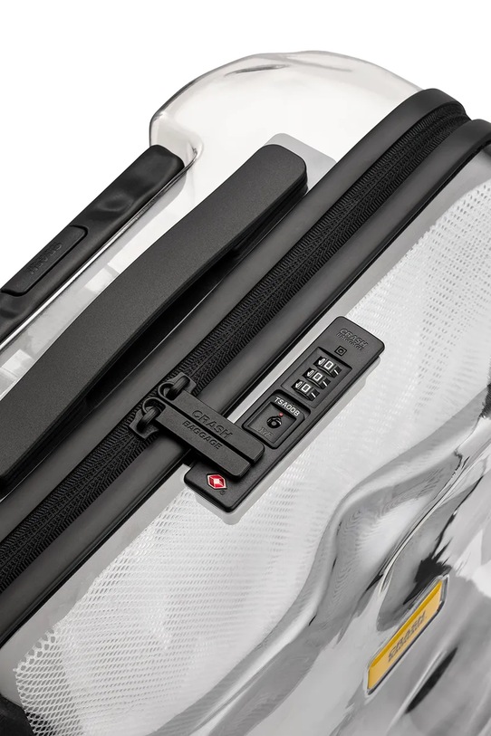 Crash Baggage walizka kabinowa CABIN Small size 55x40x20 cm CB401 transparentny