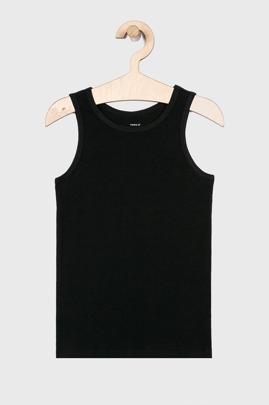 Name it - T-shirt dziecięcy (2 pack) 122-164 cm z elastanem czarny 13163569