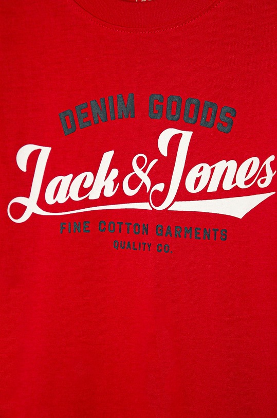 Chłopiec Jack & Jones - T-shirt dziecięcy 128-176 cm 12173882 czerwony