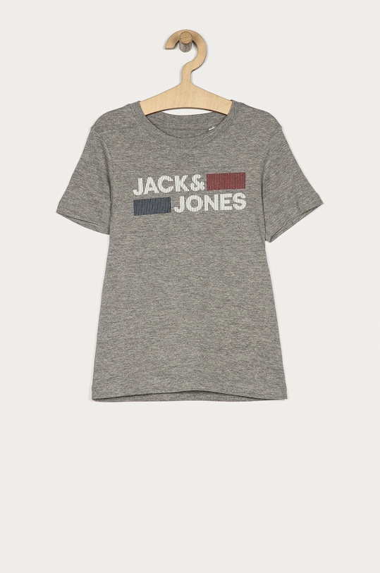 Jack & Jones - T-shirt dziecięcy 128-176 cm nadruk szary 12152730.