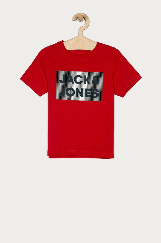 Jack & Jones - T-shirt dziecięcy 128-176 cm nadruk czerwony 12152730.