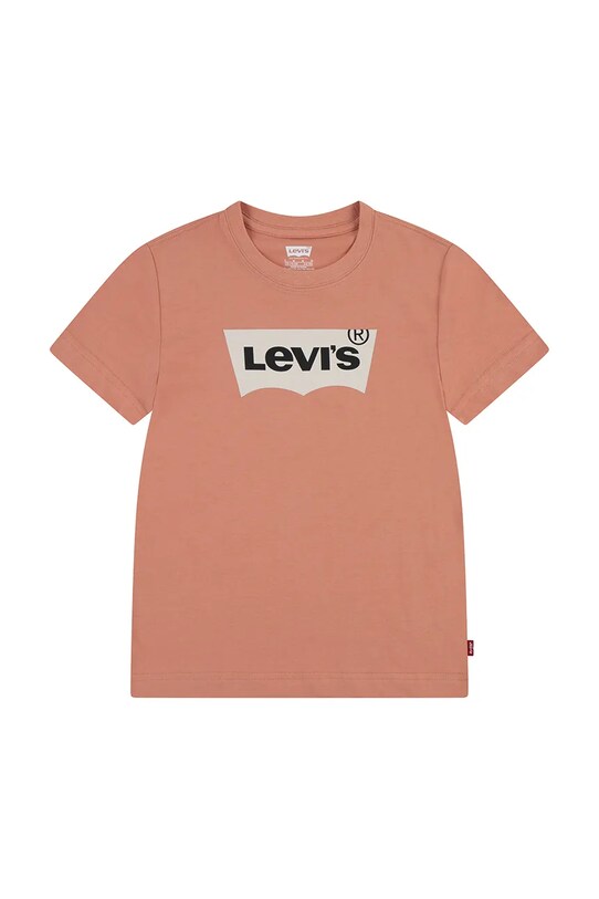 Levi's tricou de bumbac pentru copii portocaliu 9E8157.NOS.B