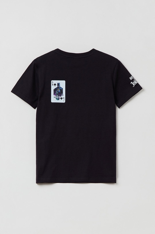 OVS t-shirt bawełniany dziecięcy 1442243.BOY.10.15YEARS. czarny AA00