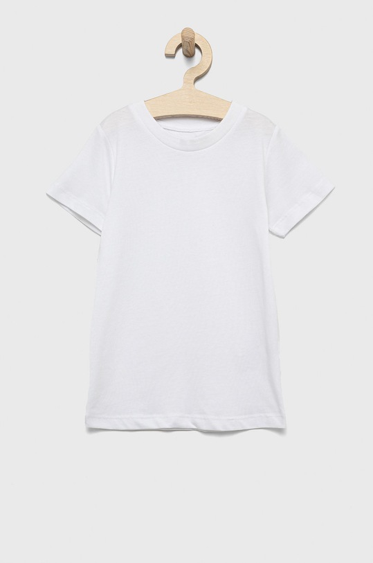 OVS t-shirt bawełniany dziecięcy (2-pack) bawełna biały 1432531.BOY.3.15Y.UNDER