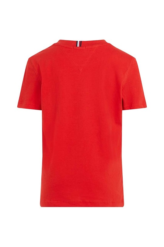 Băieți Tommy Hilfiger tricou de bumbac pentru copii KS0KS00210 rosu