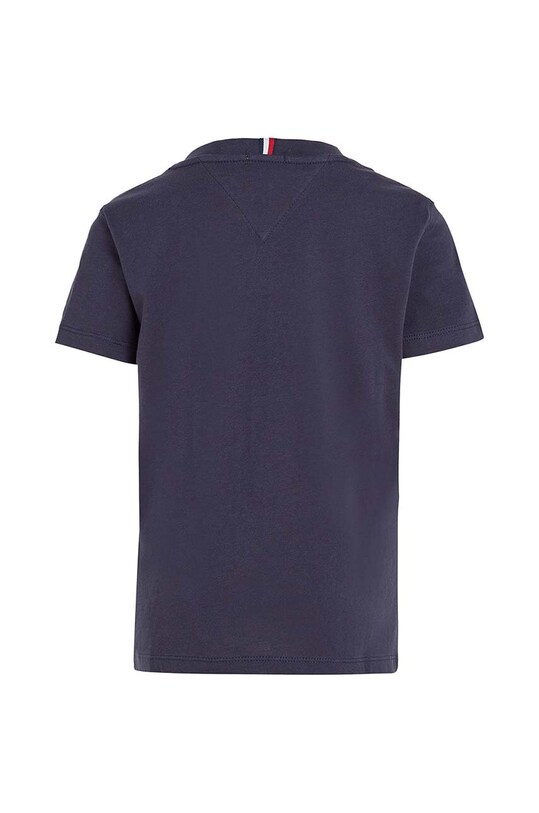 Мальчик Детская хлопковая футболка Tommy Hilfiger KS0KS00210 тёмно-синий