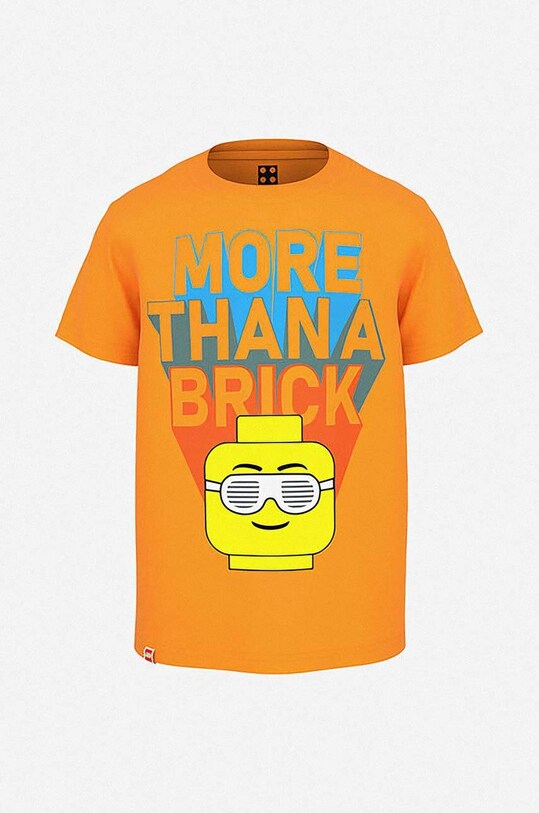 Lego tricou de bumbac pentru copii print portocaliu 12010543