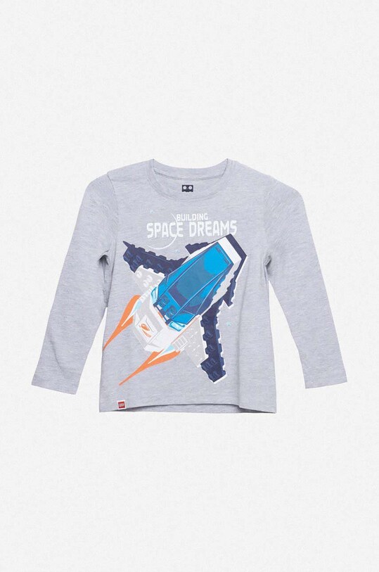 Lego longsleeve dziecięcy z elastanem szary 12010638