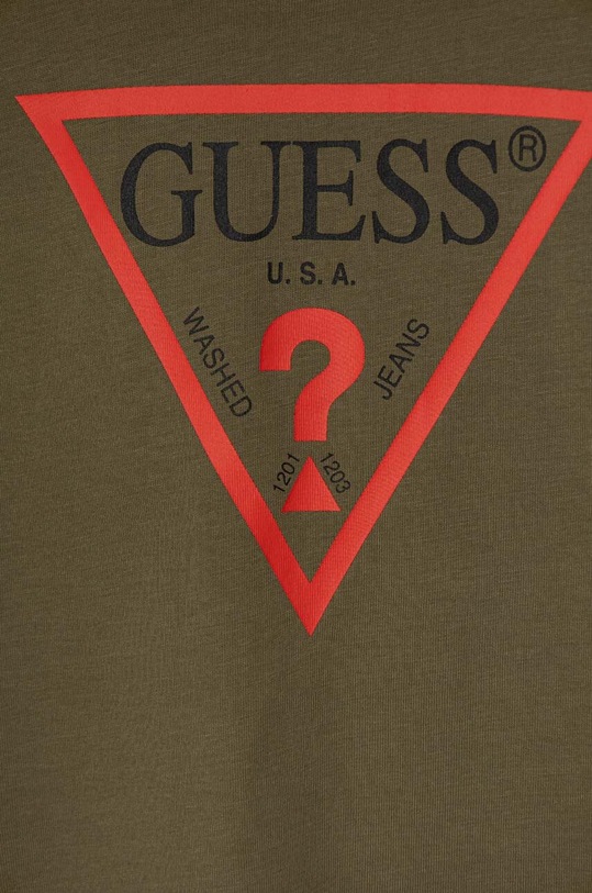 Chłopiec Guess t-shirt bawełniany dziecięcy N73I55.K8HM0.9BYH zielony