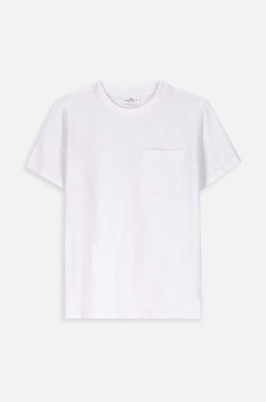 Coccodrillo t-shirt bawełniany dziecięcy bawełna biały XCX143201BAB